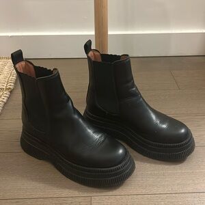 Ganni Chelsea Boot with Chunky Sole